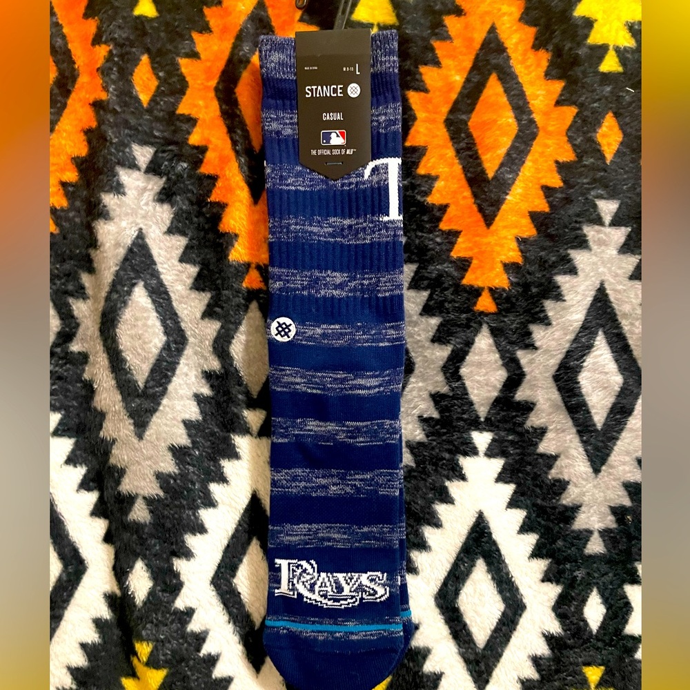 Stance x MLB Tampa Bay Rays Twist Crew Socks